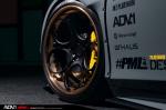 Ferrari 458 Italia by Liberty Walk on ADV.1 Wheels 2015 года